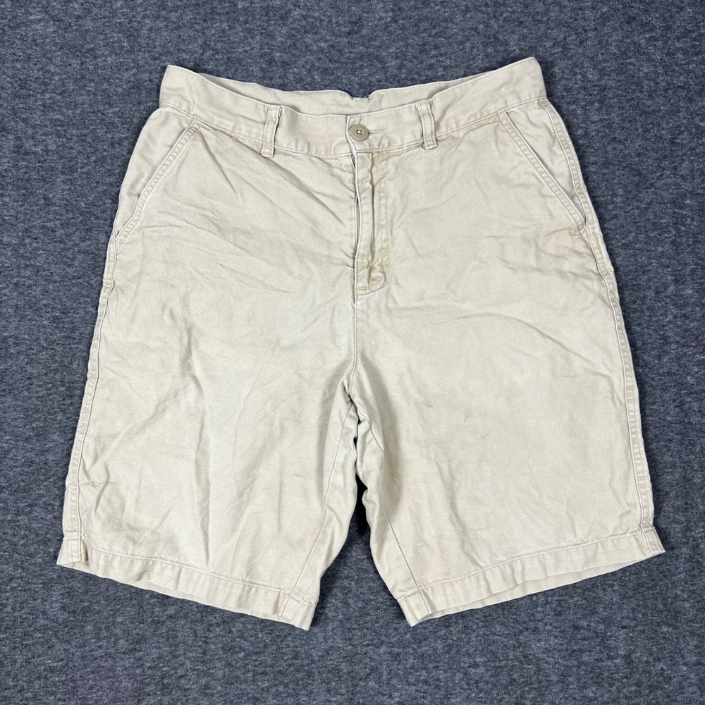 Patagonia Organic Cotton Chino Shorts Men's 30 Tan Khaki Hiking Preppy Outdoors